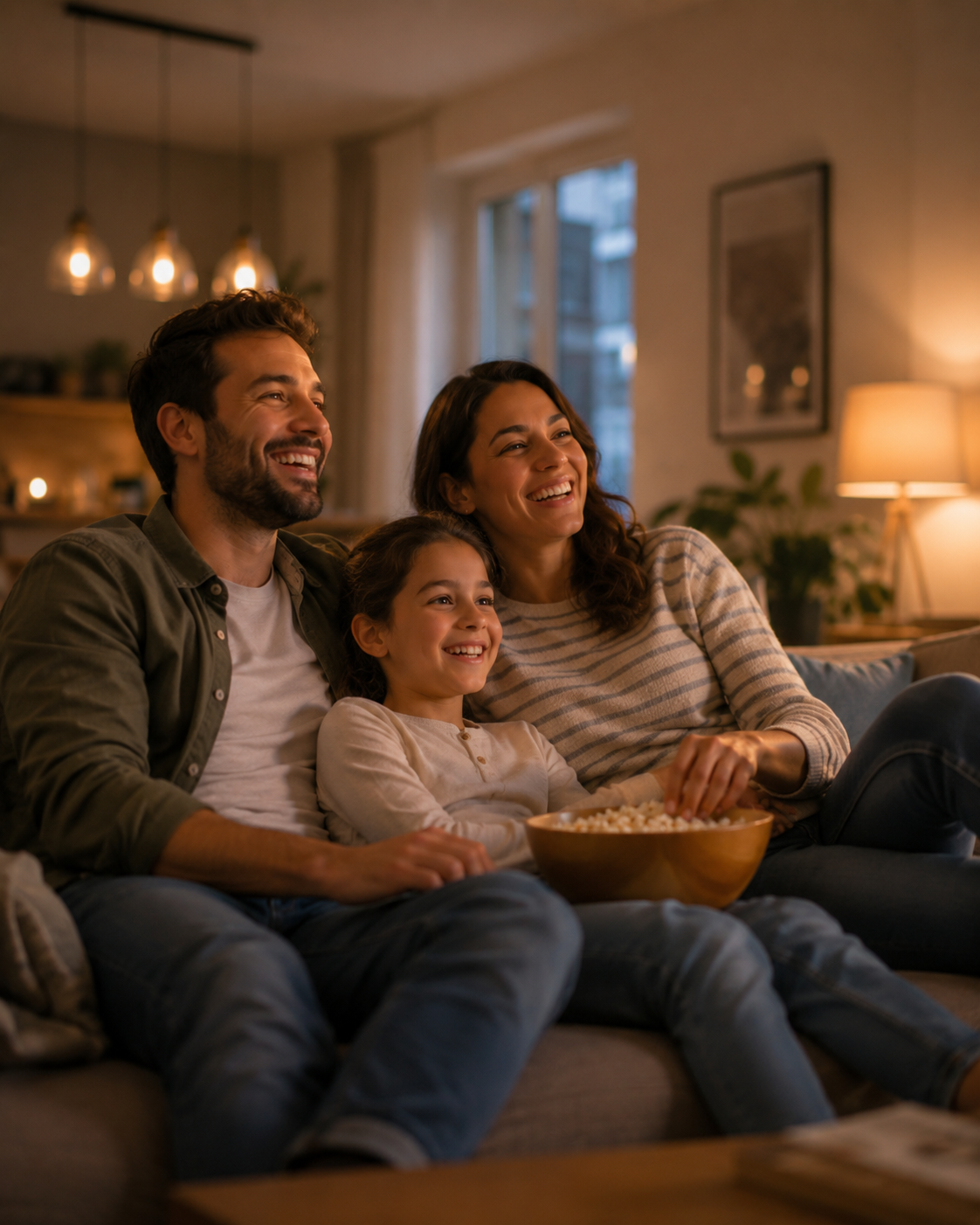 Family entertainment at home for cable service