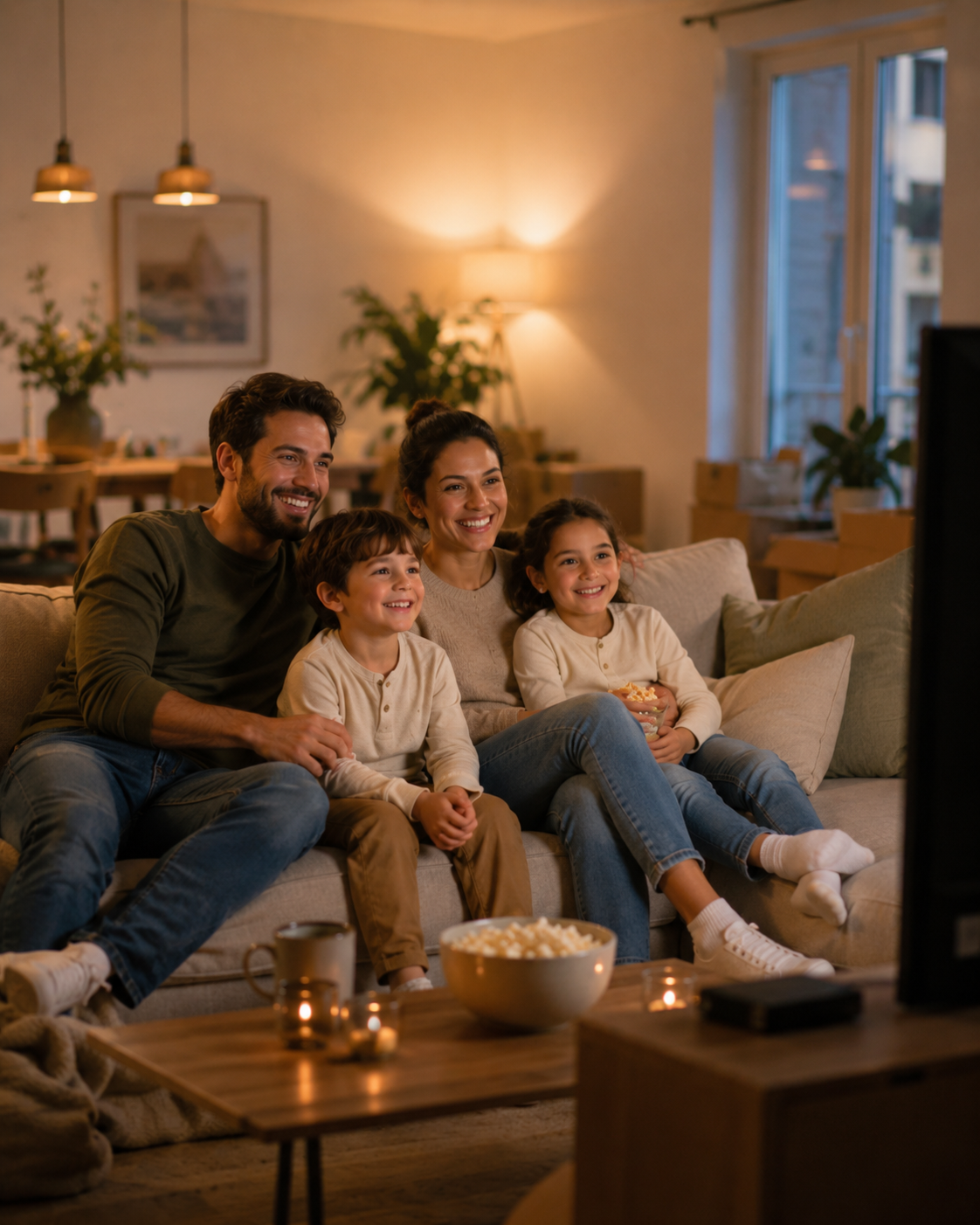 Family entertainment at home for cable service